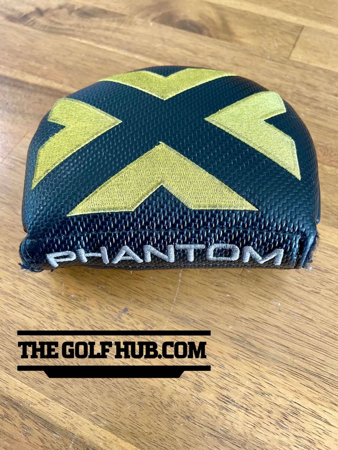 Scotty Cameron Phantom X Black & Yellow Mid Round Head Cover