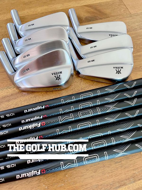 *NEW* Miura MB 101 4-P Iron Heads + Fujikura Axiom 105 Stiff 4-P Iron Shafts