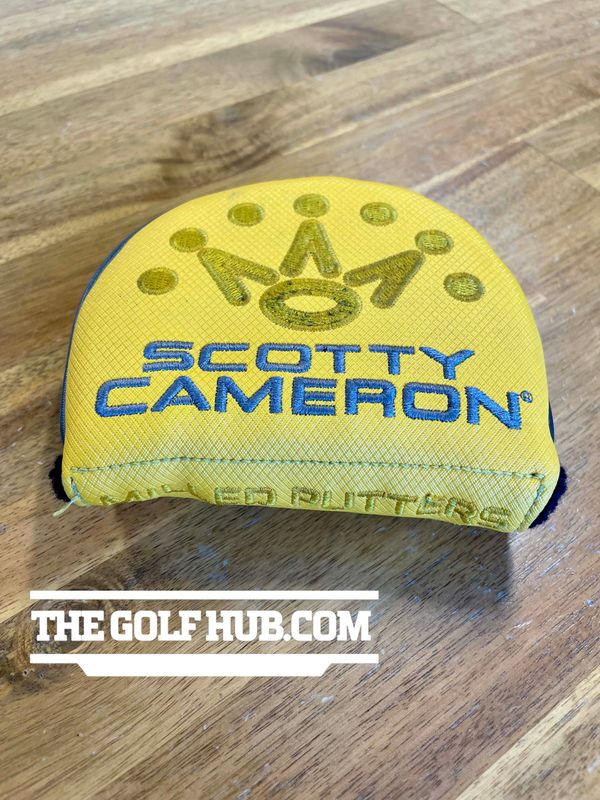 Scotty Cameron Phantom Yellow Mid Round Head Cover Scotty Cameron Phantom Yellow Mid Round Head Cover