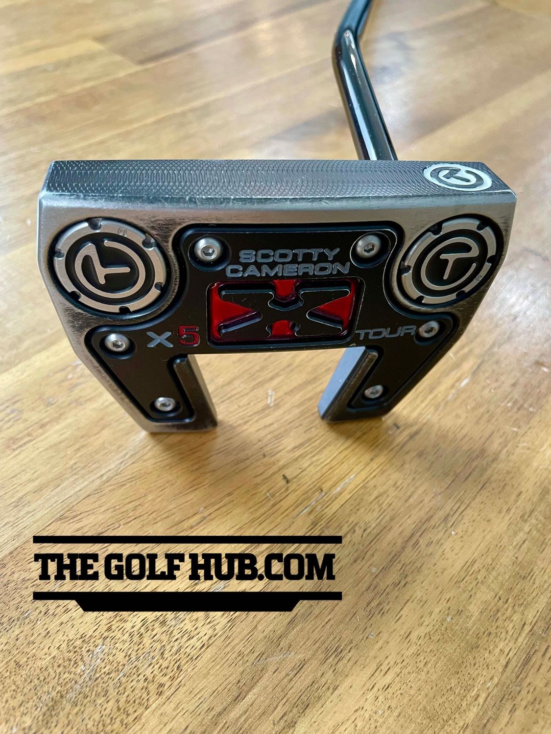 Scotty Cameron Circle T Tour X5 34in Putter- Black Shaft/Red Matador Grip