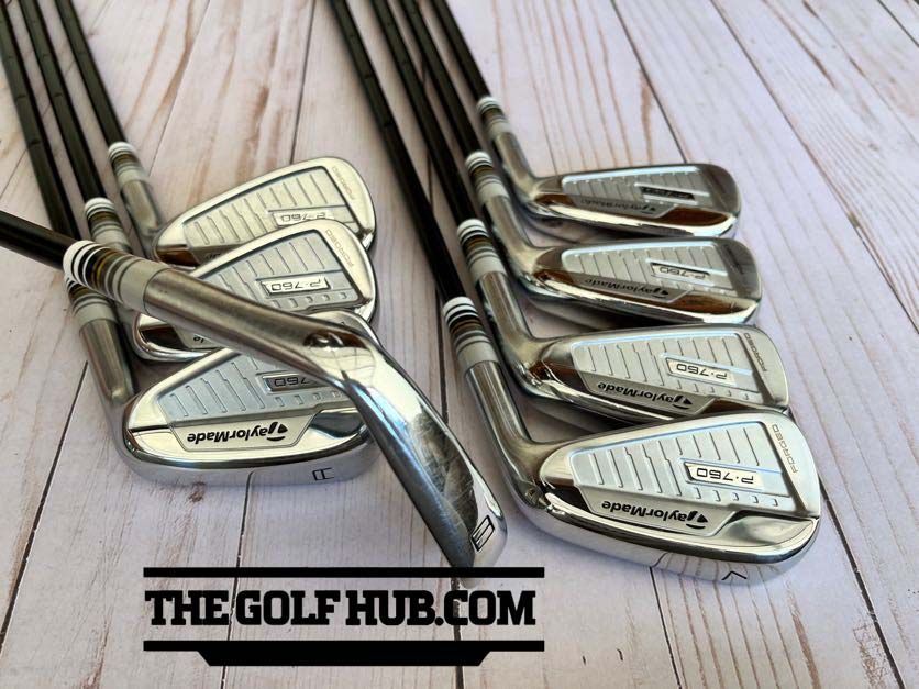 *PRISTINE* TaylorMade P760 4-P Iron Set, A TT AMT Tour White X100 Extra Stiff Flex