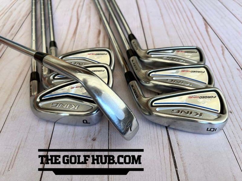 Cobra King Forged One Length 4-P Iron Set KBS Tour FLT 120 Stiff Flex