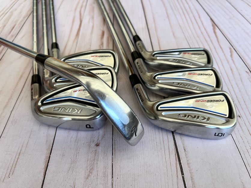 Cobra King Forged One Length 4-P Iron Set KBS Tour FLT 120 Stiff Flex
