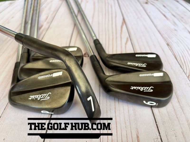 Titleist 712MB Forged Black Refinish 5-P Iron Set KBS Tour X Extra Stiff Flex