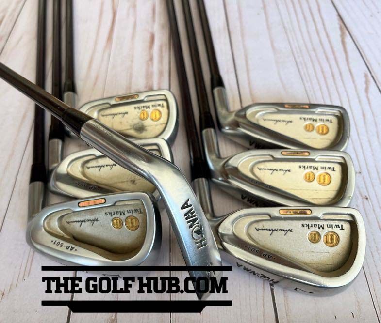 Honma AP 501 Twin Marks Two Star 5-11-  Iron Set Twin Kick Doric Titanium R Regular Flex