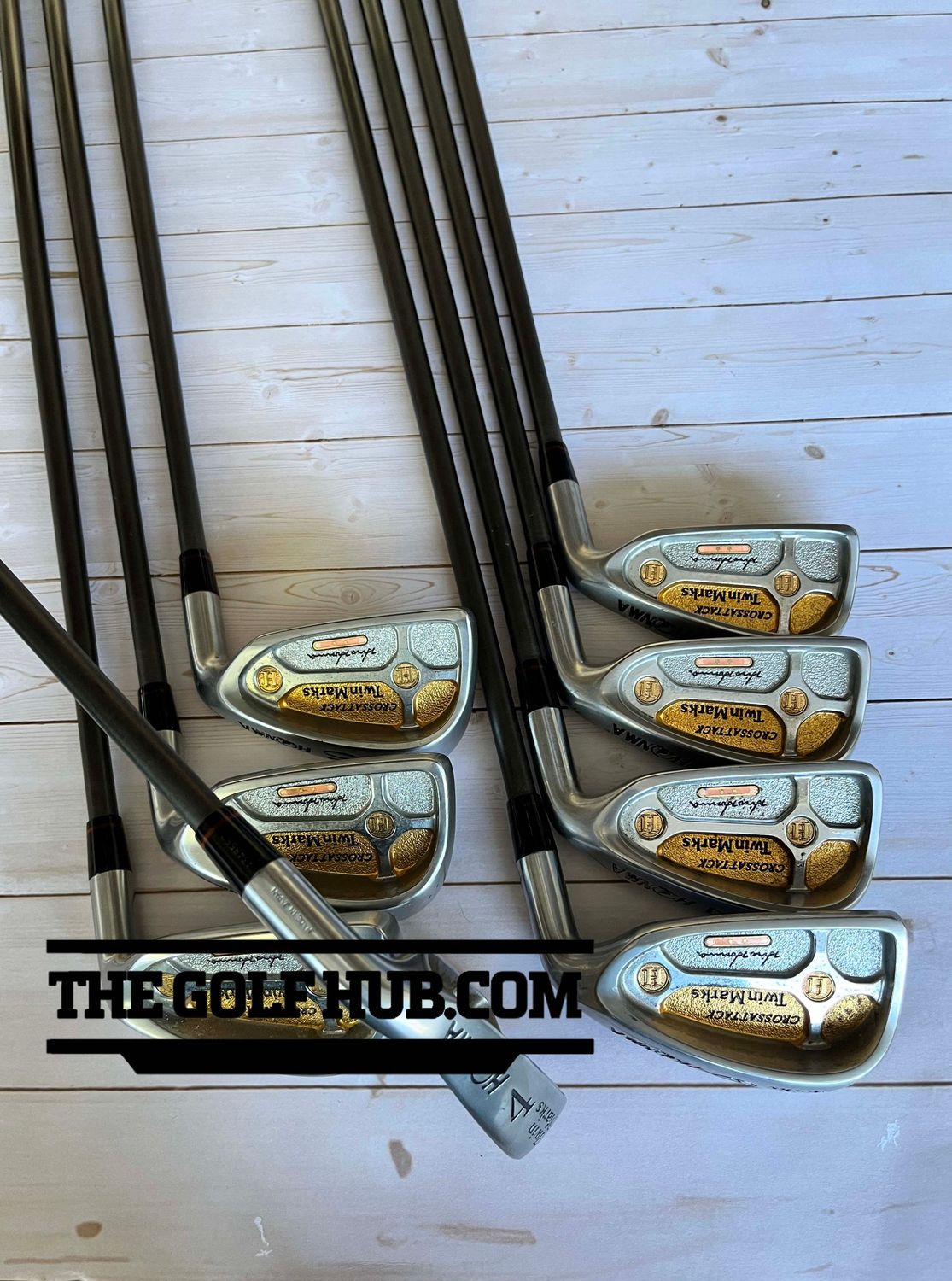 Honma Crossattack Twin Marks Two Star 4-11 Iron Set, SW - Doric Titanium Shaft R3 Regular Flex