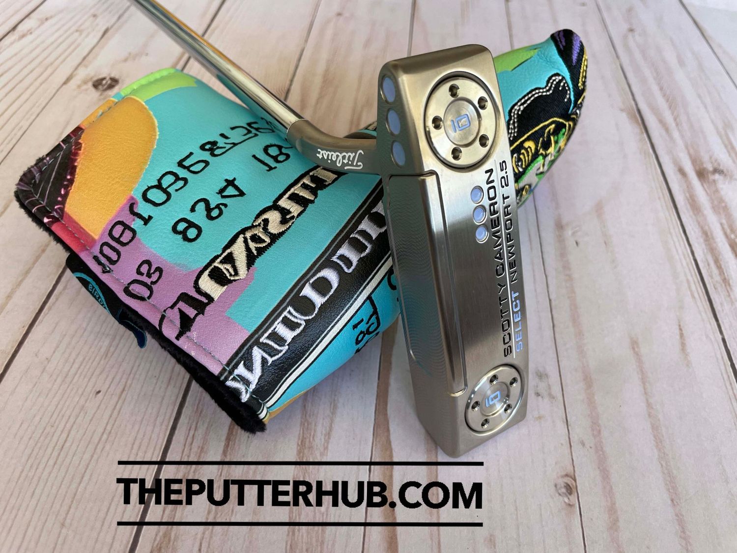 *NEW* Scotty Cameron Custom Silver & Carolina Blue Newport 2.5 35in Putter