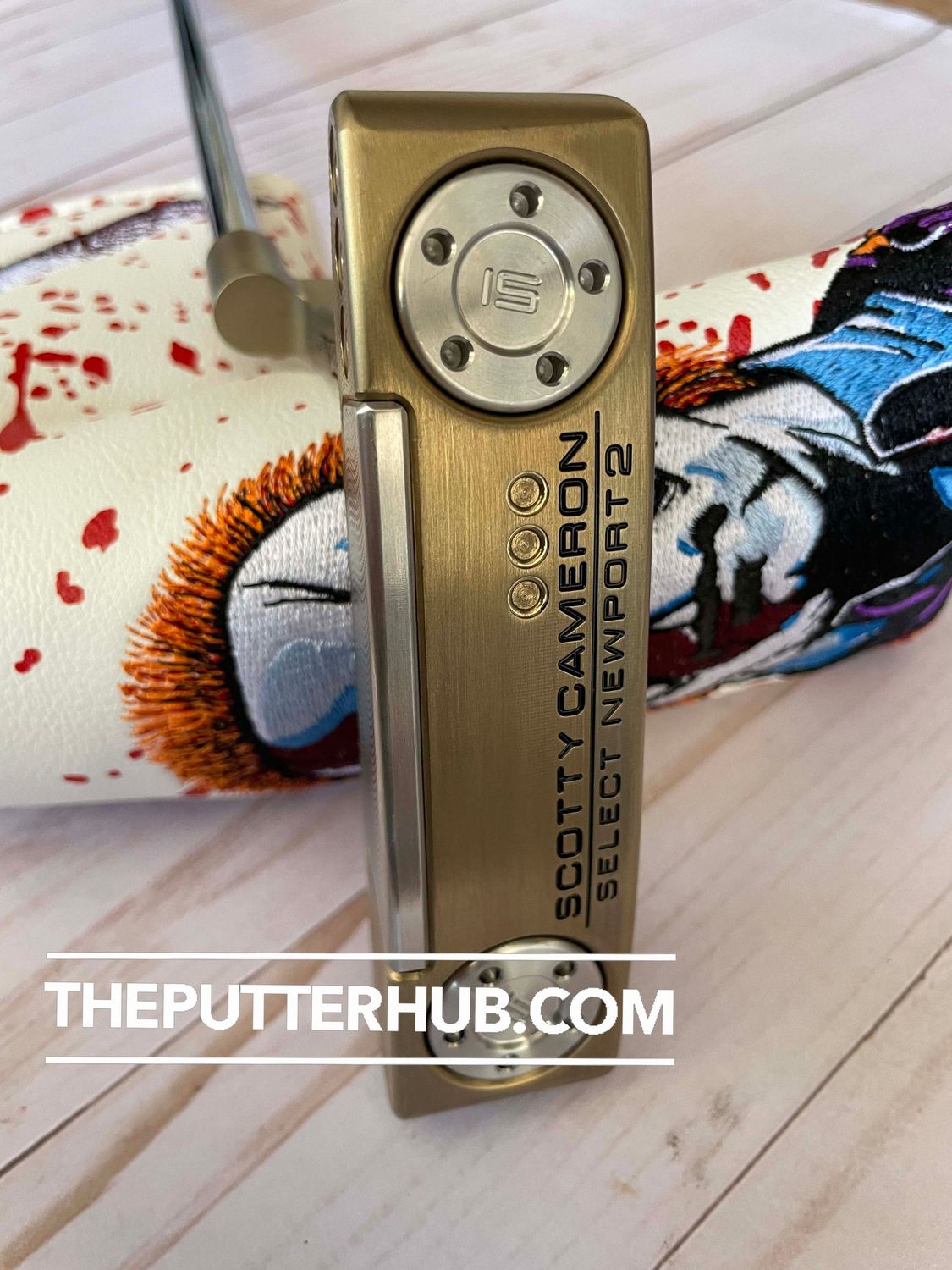 *NEW* Scotty Cameron Custom Torched Chromatic Newport 2 34in Putter- Jason Cover