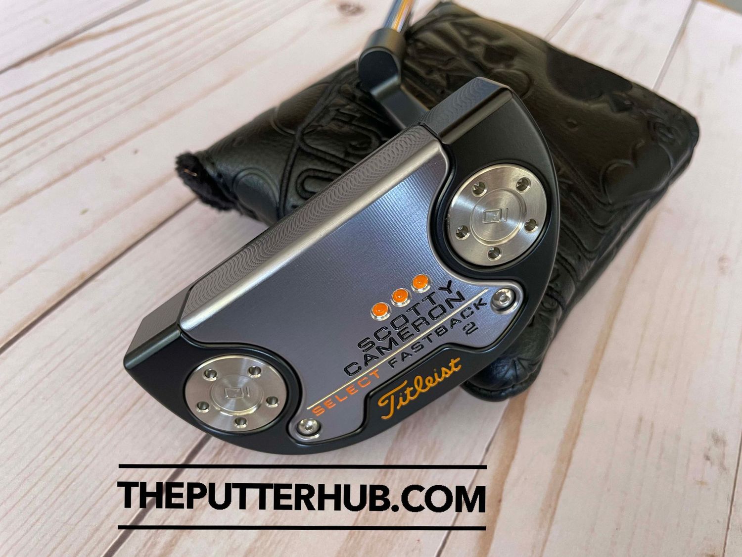 *NEW* Scotty Cameron Black/Orange Select Fastback 2 35in Putter-Matador Grip