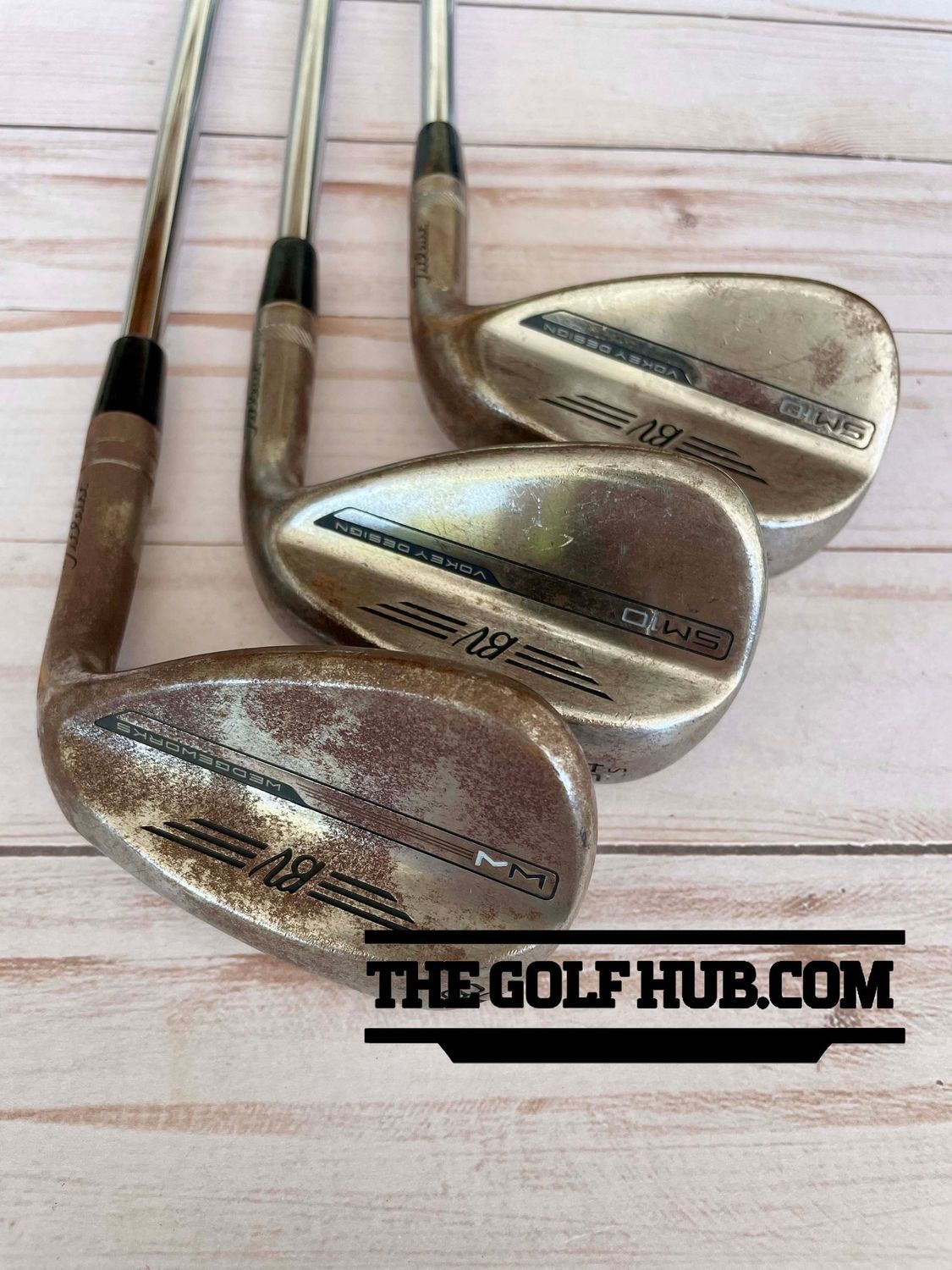 Titleist SM10 Raw 50*08F / 54*10S / 58L Wedge Works Wedge Set