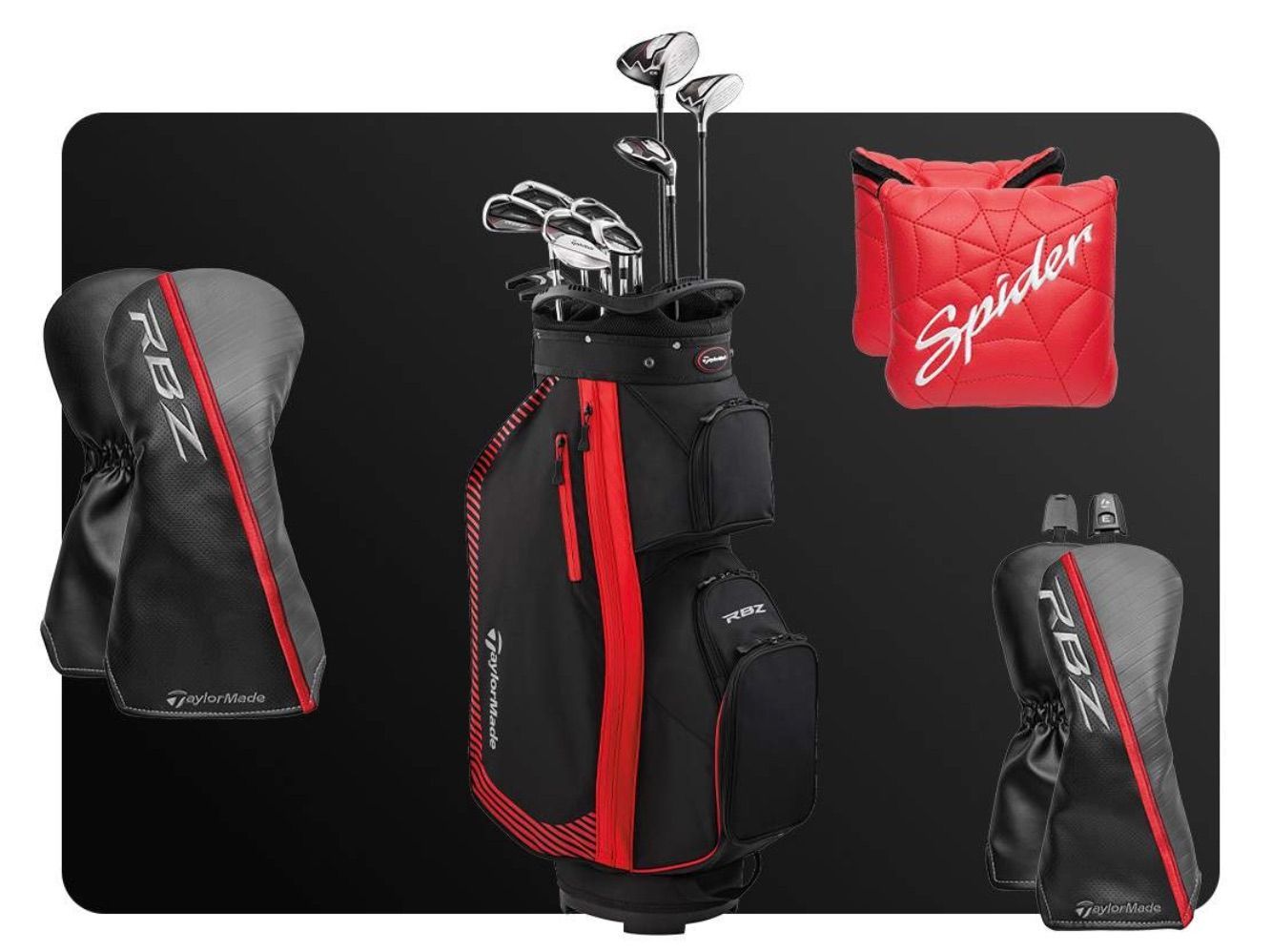 *NEW* TaylorMade RBZ 11 Piece Complete, Steel Golf Set