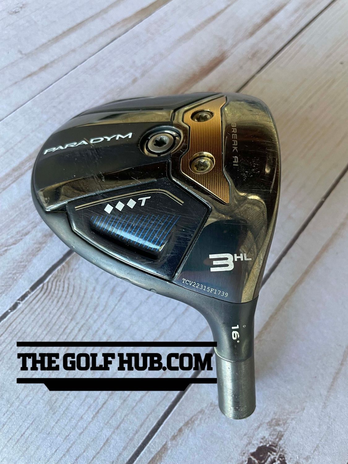Callaway Paradym Tour Issue TCV Triple Diamond T 16* 3HL Fairway Head