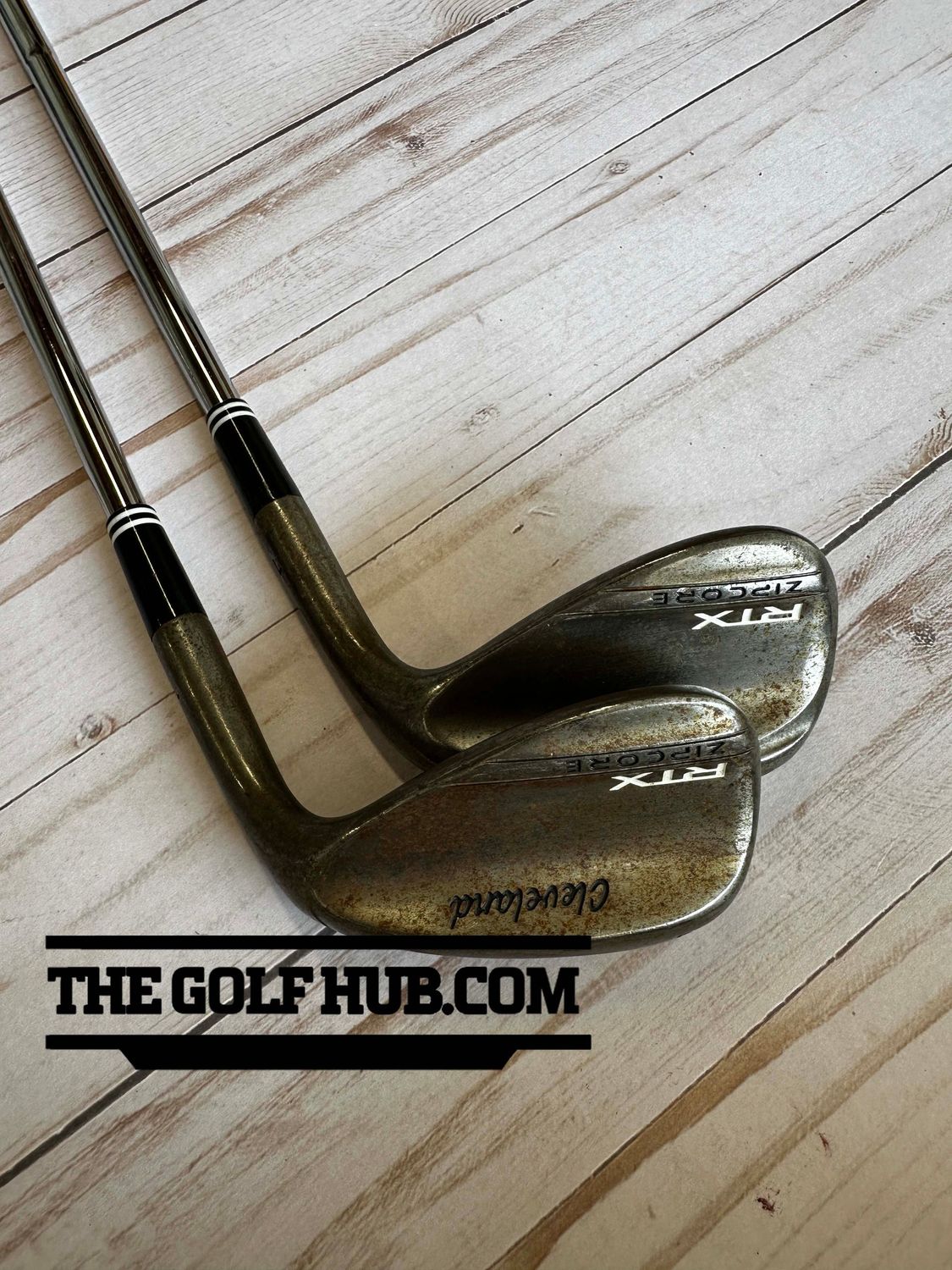 Cleveland RTX Zipcore Tour Rack Raw 50 Mid10 / 54 Full12 Wedge Set- TT DG S400