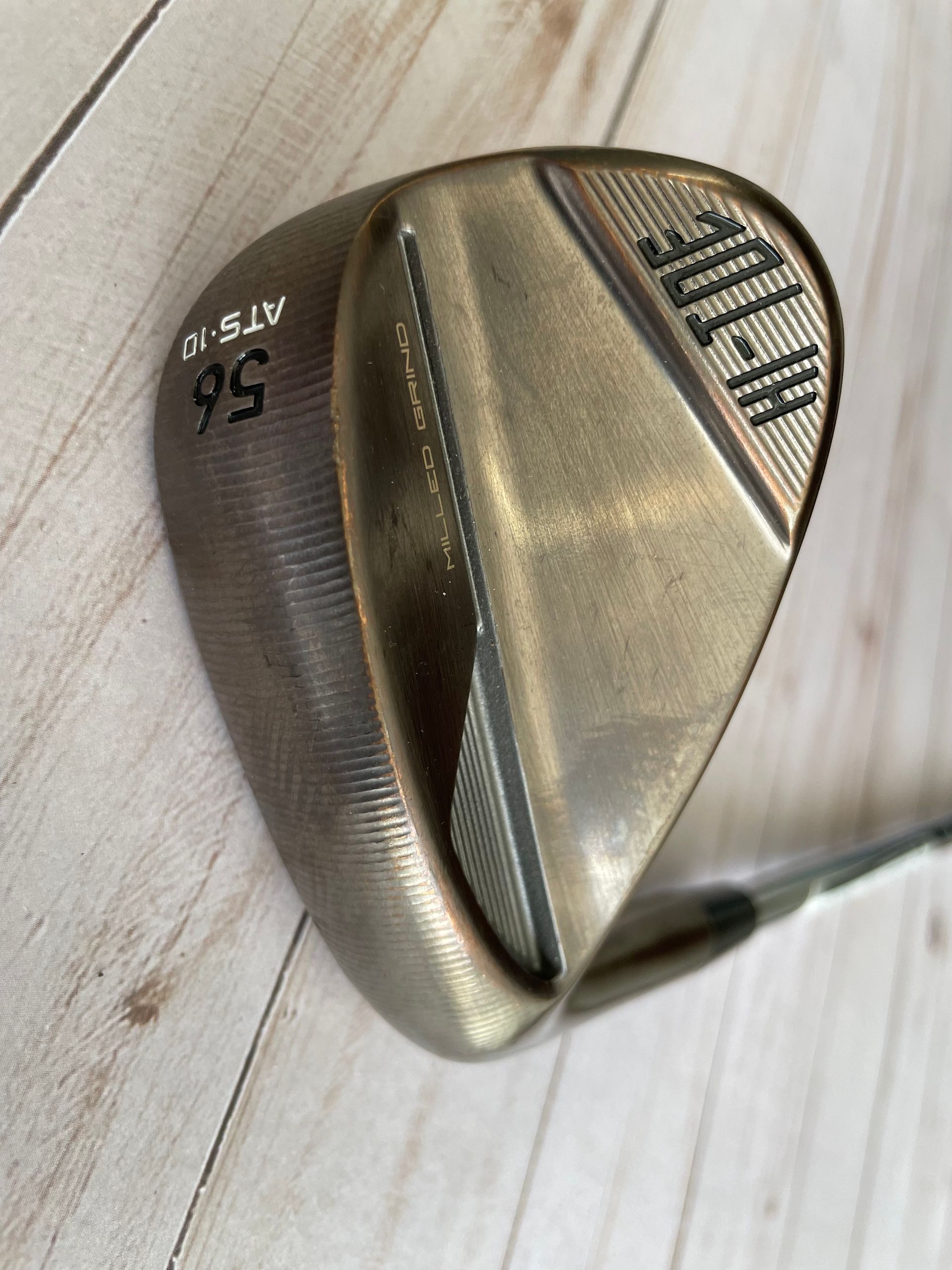 *PRISTINE* TaylorMade Hi-Toe Raw Copper 56*ATS Wedge-10 (Left-Handed)