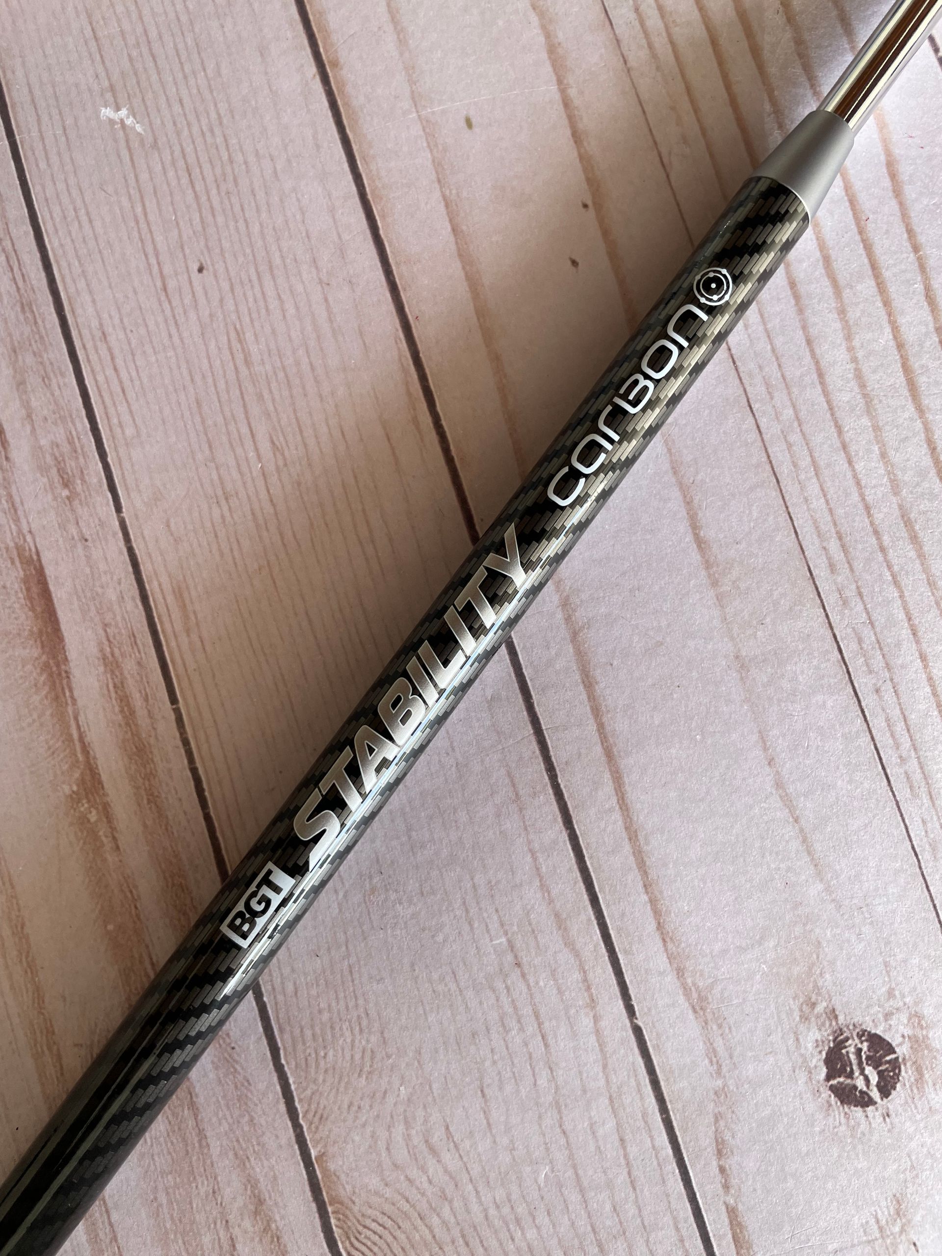 BGT Stability .355 Carbon Silver Putter Shaft- 33.5