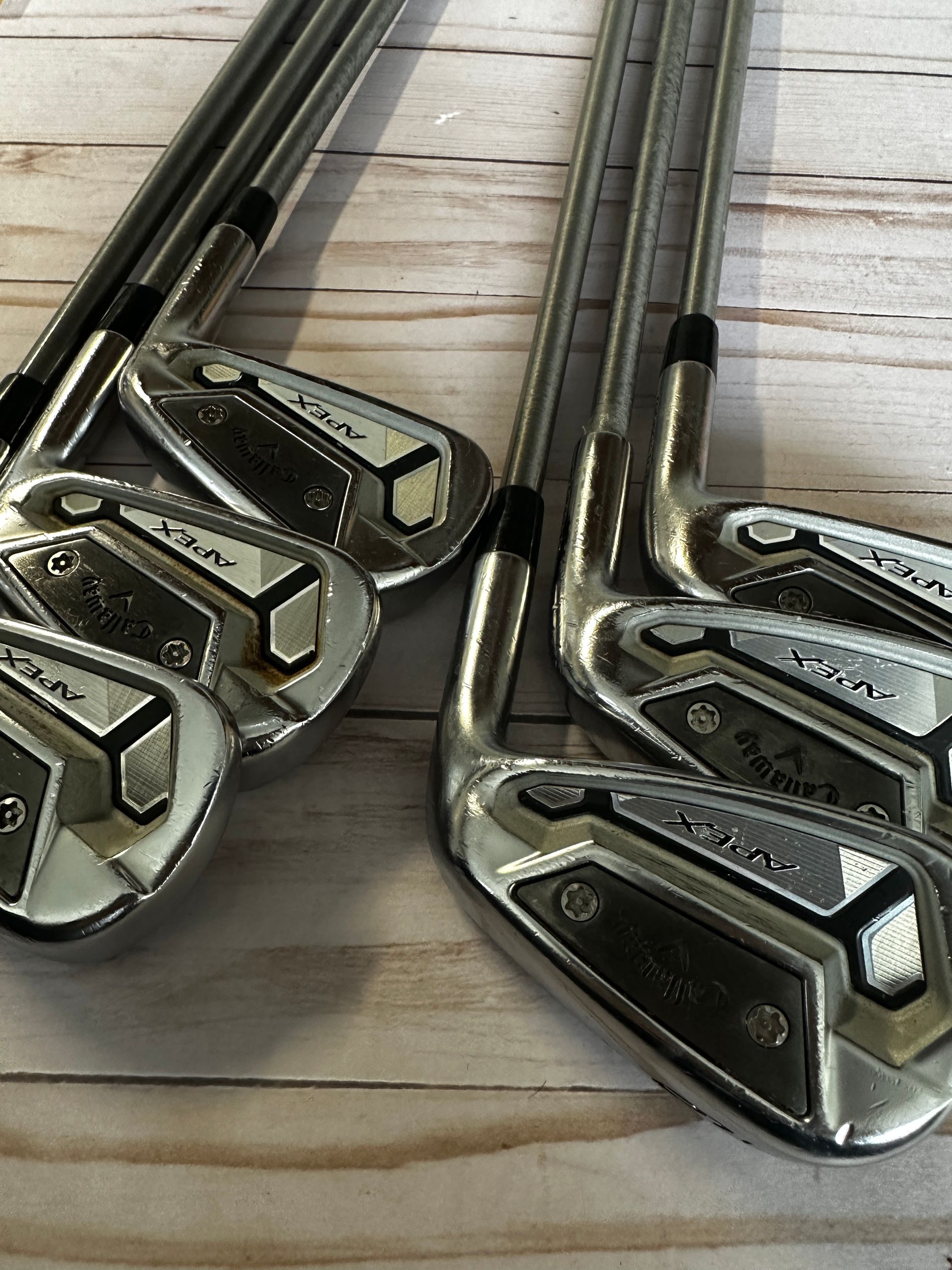 Callaway Apex TCB 4-P (7pcs) Iron Set- SteelFiber fc 115cw