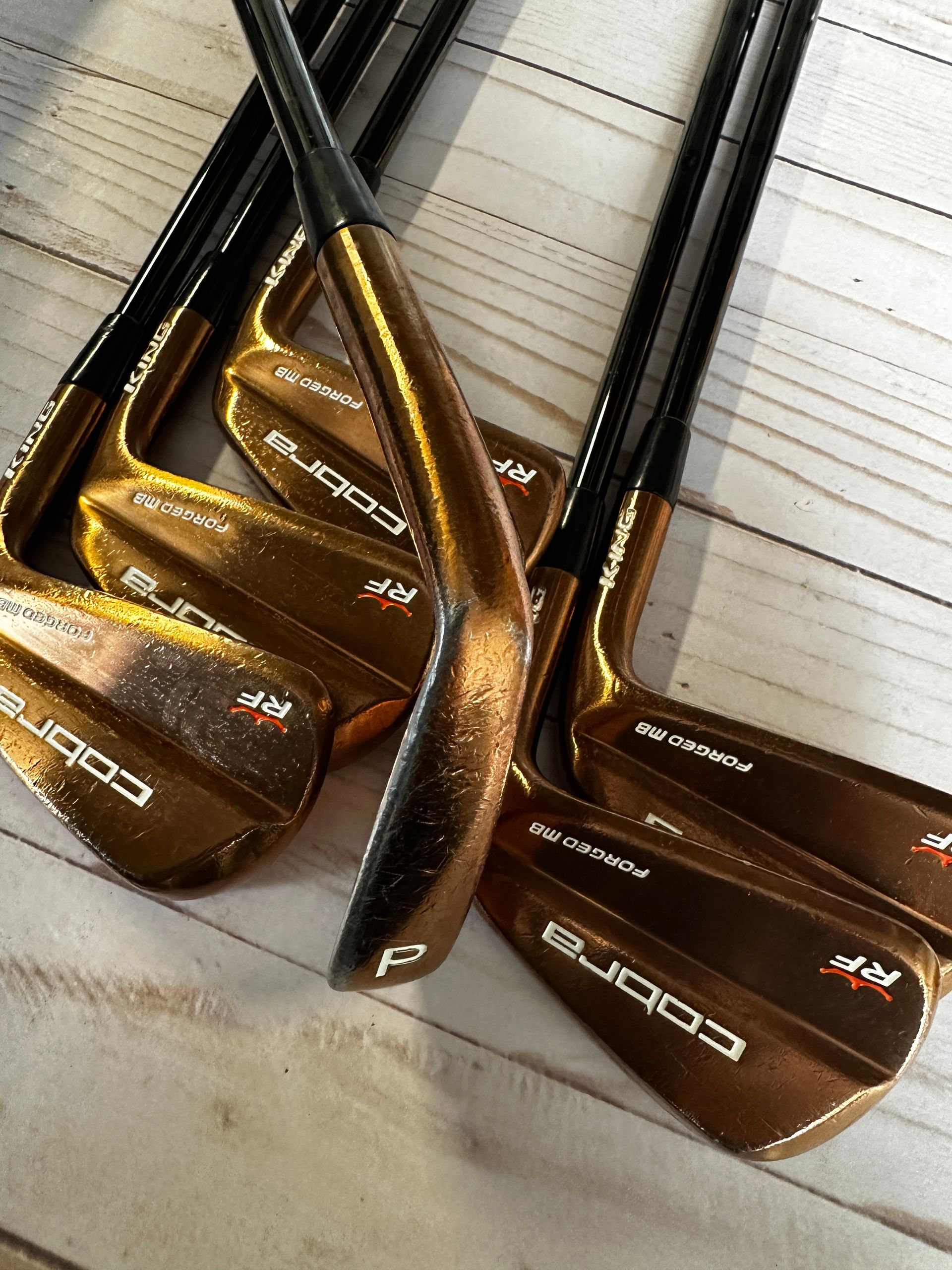 Cobra King RF Copper Forged MB 5-P Iron Set KBS $ Taper Lite 105S