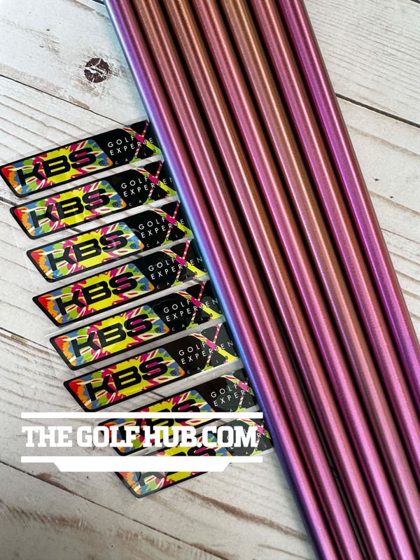 *NEW* KBS C Taper Lite Rainbow PVD 5-A (7pcs) .355 Taper Iron Shaft