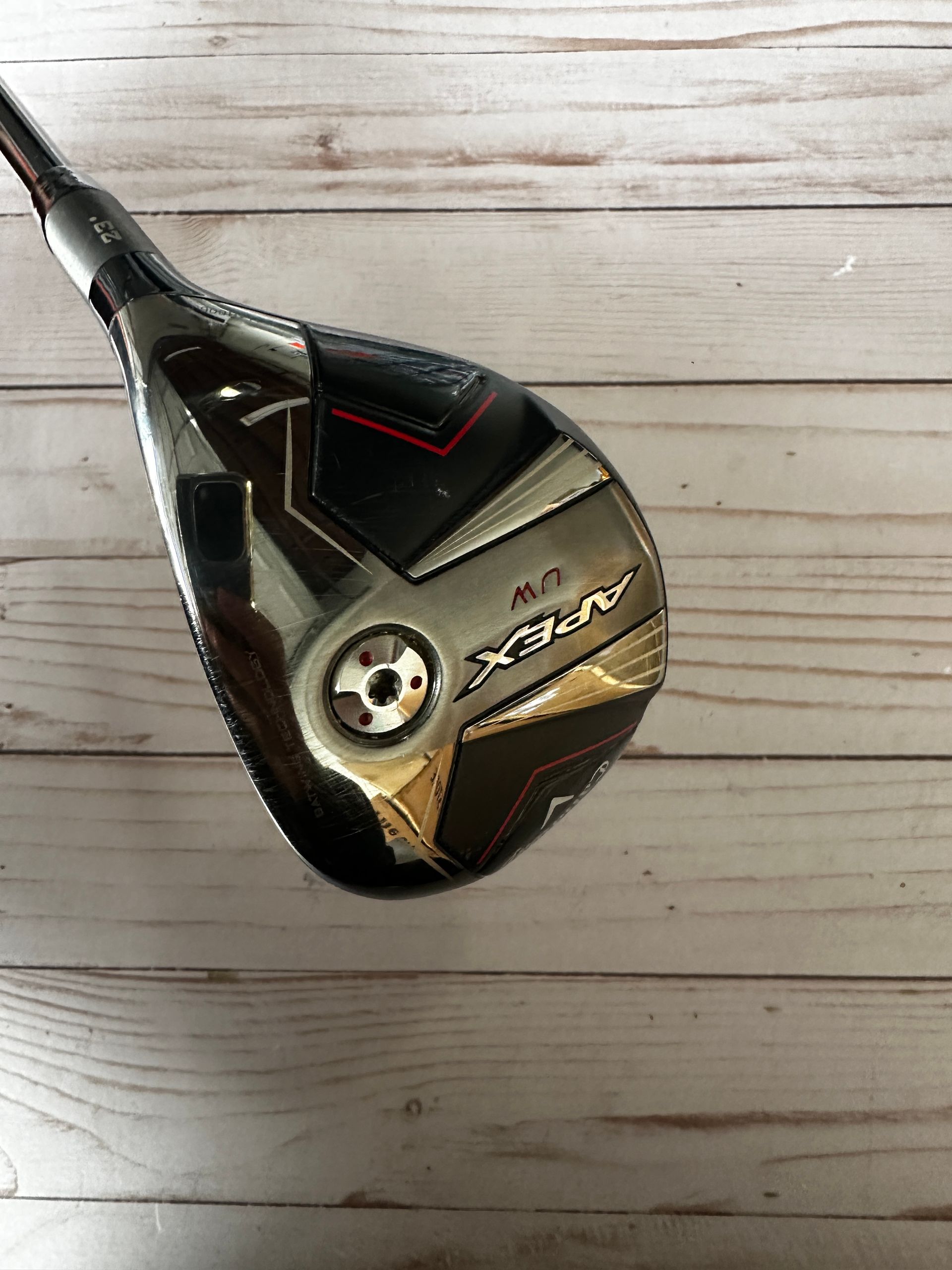 Callaway Apex UW- Tour AD VF Fairway Wood- Tour Extra Stiff Flex