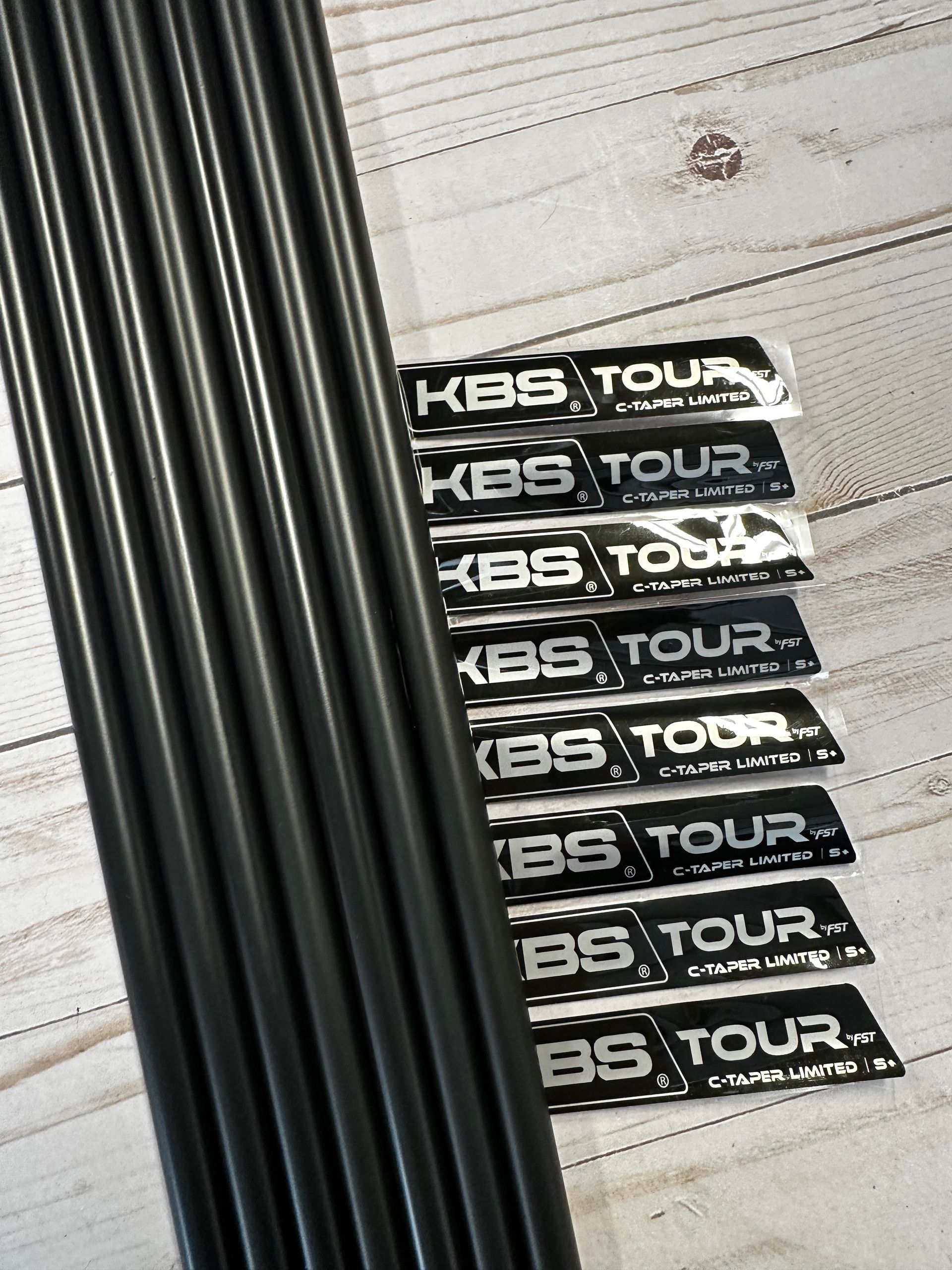 *NEW* KBS C Taper Limited Black S+ 4-P (7pcs) .355 Taper Iron Shaft
