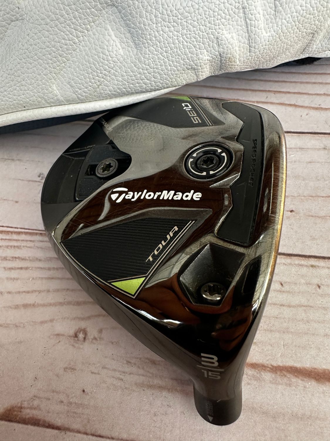 TaylorMade Qi35 Tour Titanium 15* 3W Fairway Head