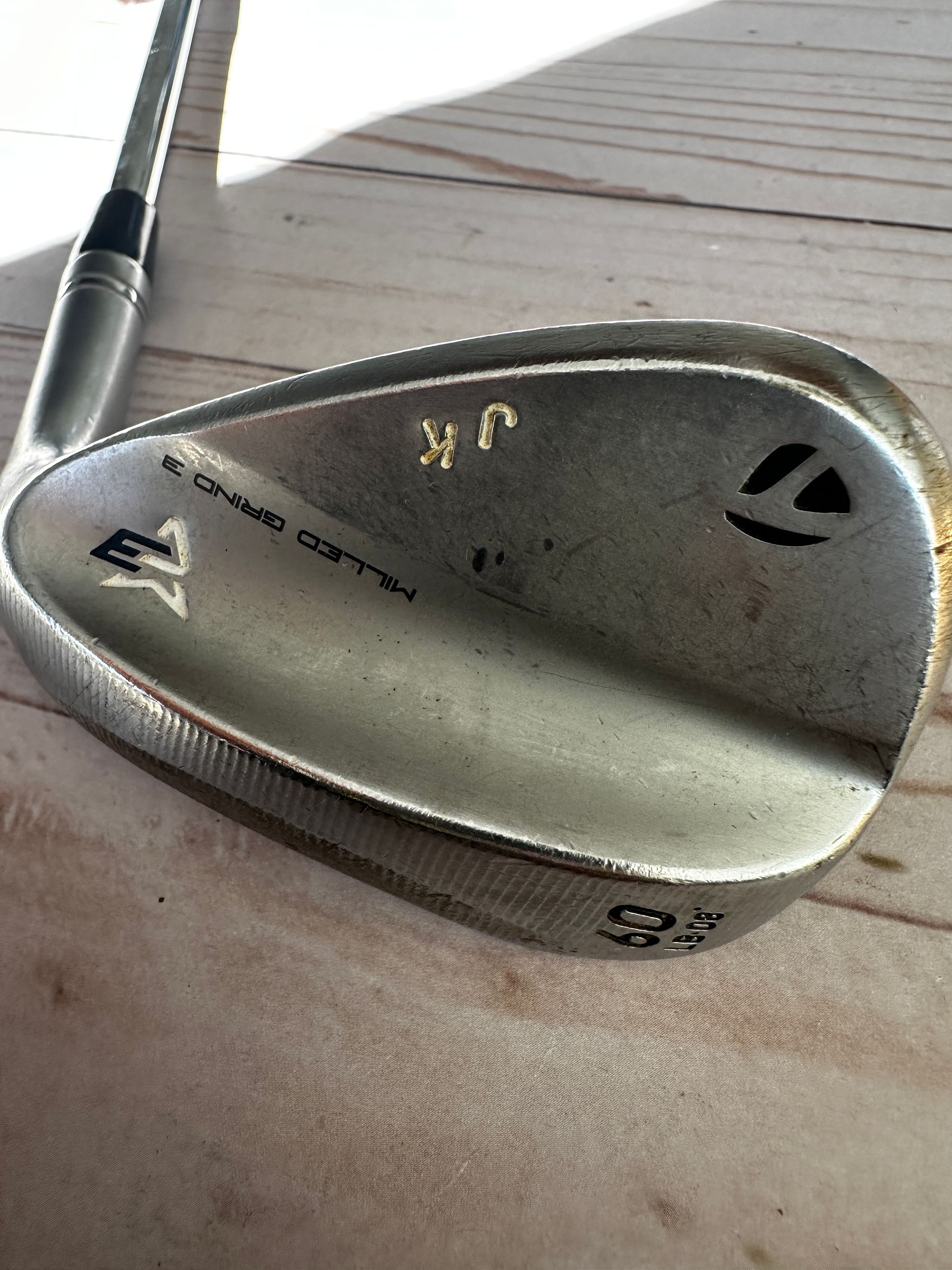 TaylorMade MG3 Tour Issue Two Dots 60*LB08 JK Joker Stamp Wedge- Nippon Modus3 Tour 105S