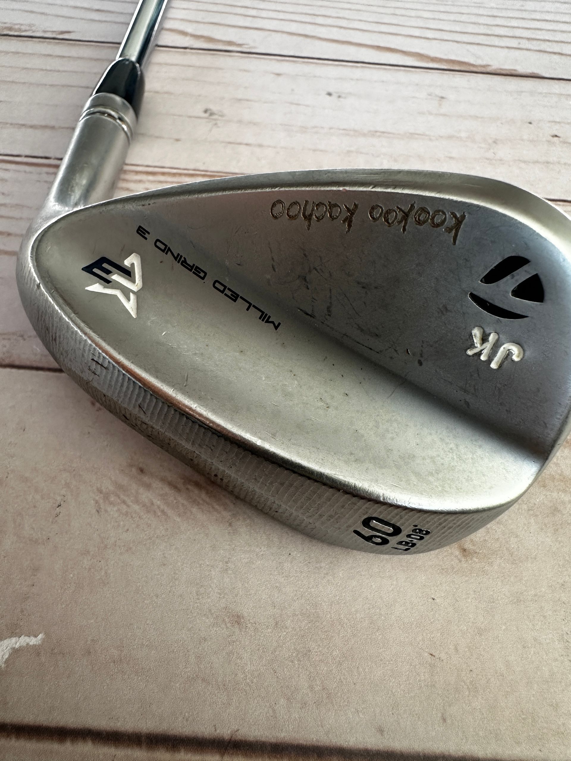 TaylorMade MG3 Tour Issue Two Dots 60*LB08 kookoo kachoo Stamp Wedge- Nippon Modus3 Tour 105S