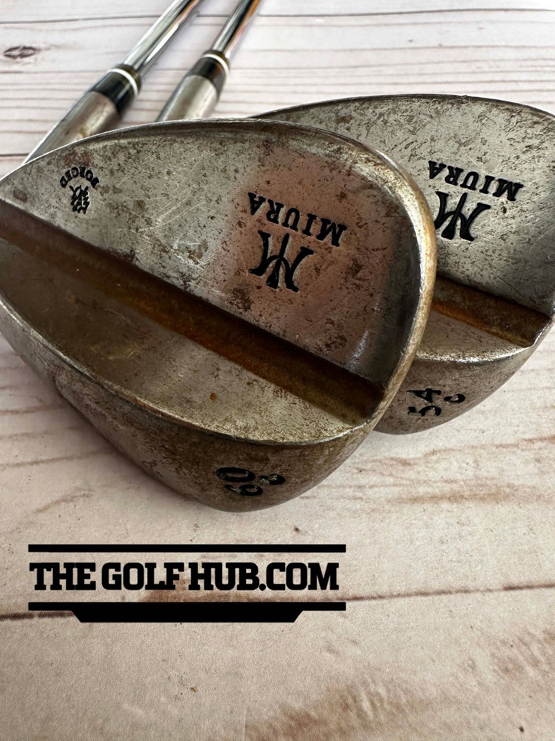 Miura Forged Raw 54c/60c Wedge Set- DG TT S400 Tour Issue