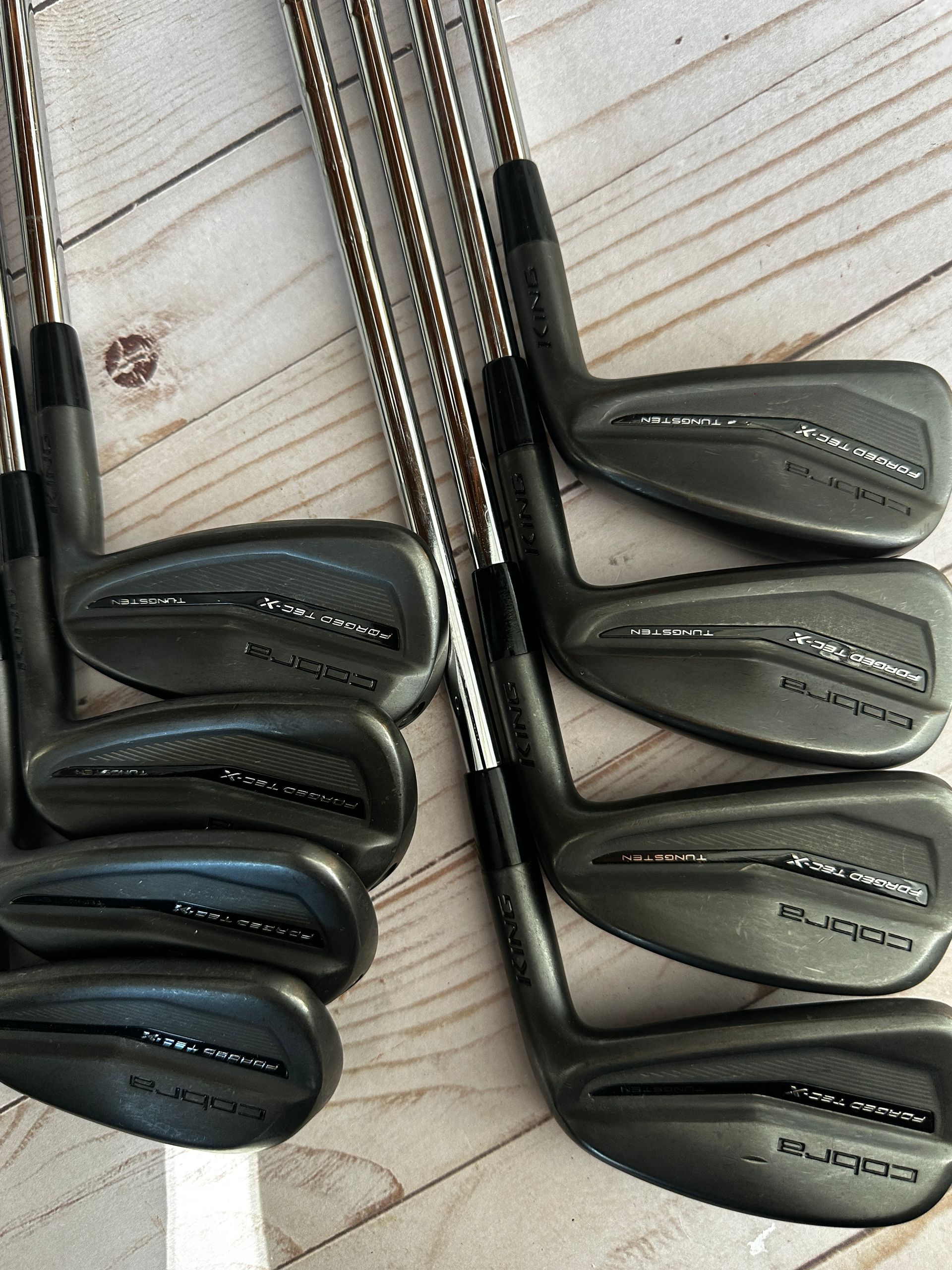 Cobra Forged Tec X 4-G (8pcs) Iron Set- KBS Tour Lite S