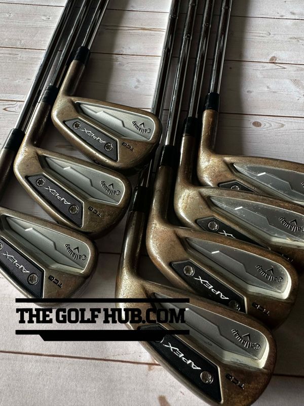 Callaway Apex TCB Raw 2024 Xander Schaufle 4-10 (7pcs) Iron Set- TT DG X100 Tour Issue