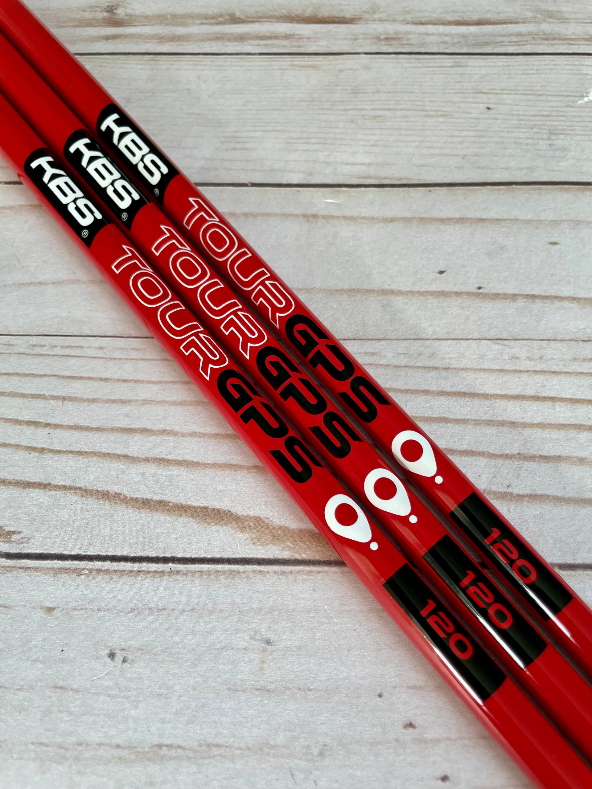 *NEW* KBS Tour GPS 120 Red Gloss .355 / .370 Graphite Putter Shafts