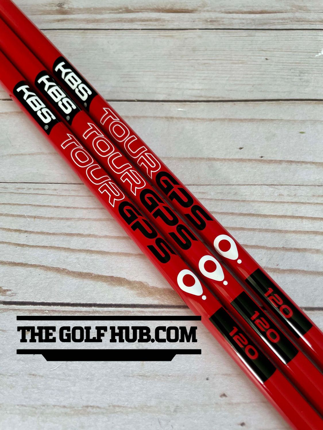 *NEW* KBS Tour GPS 120 Red Gloss .355 / .370 Graphite Putter Shafts