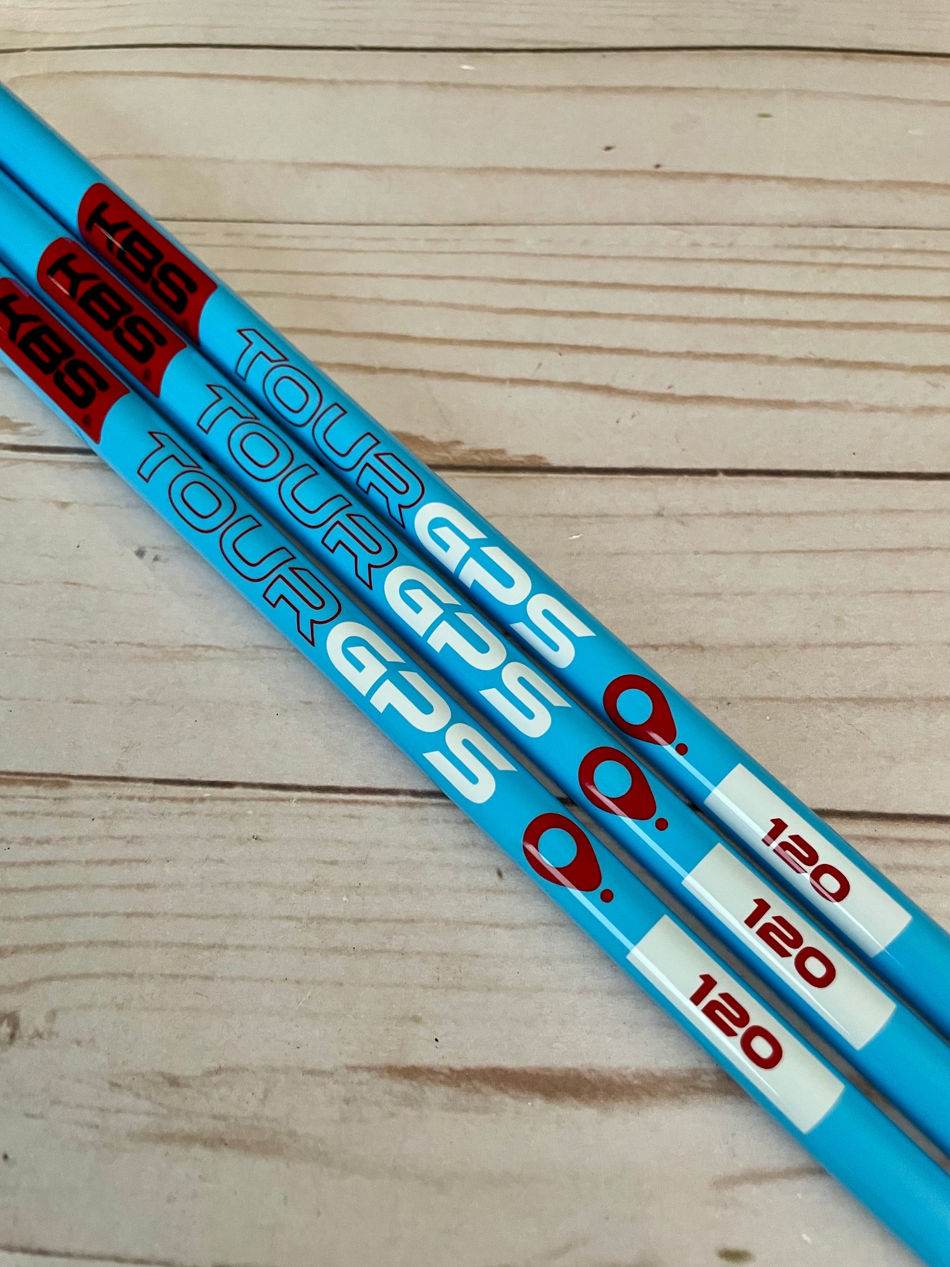 *NEW* KBS Tour GPS 120 Carolina Blue Gloss .355 / .370 Graphite Putter Shafts