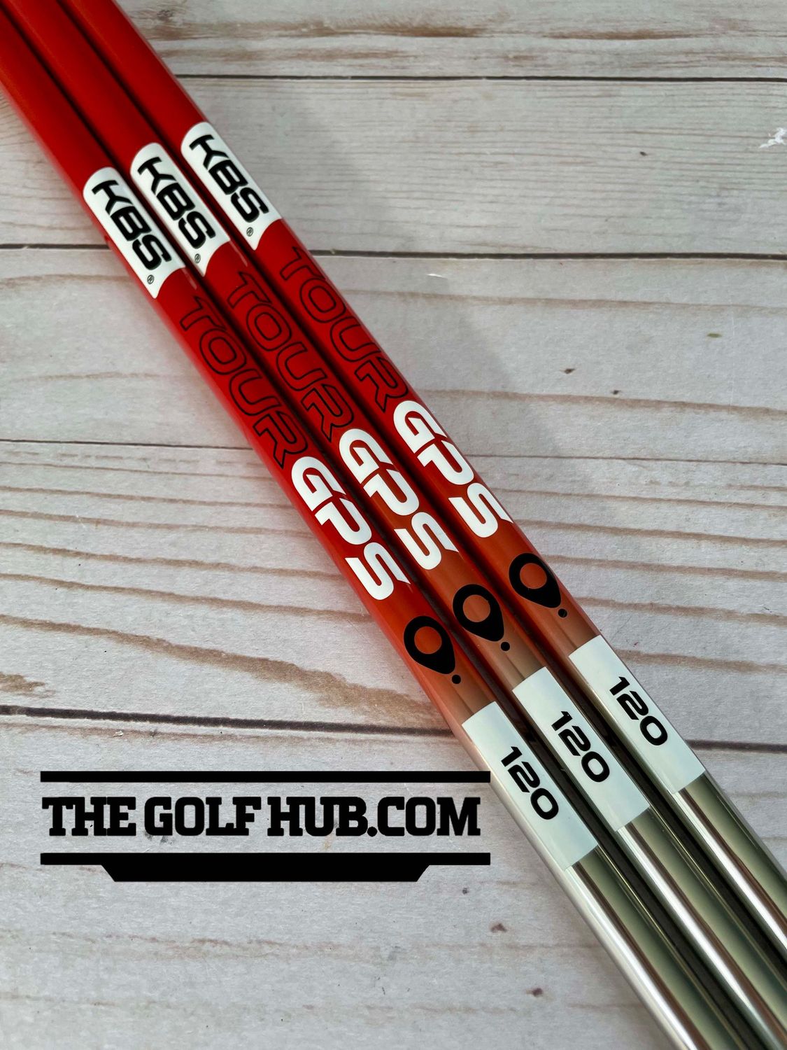 *NEW* KBS Tour GPS 120 Red & Chrome .355 / .370 Graphite Putter Shafts