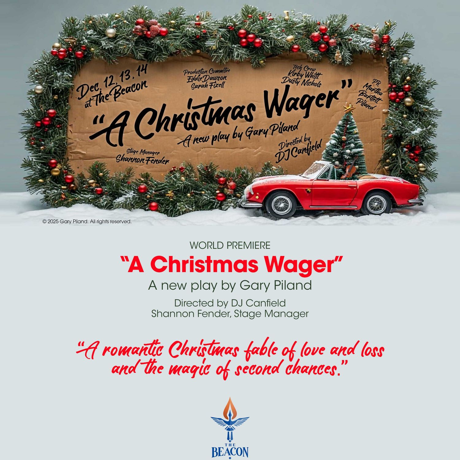 “A Christmas Wager” Adult Ticket