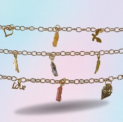 Armband mit Jadestein aus Edelstahl