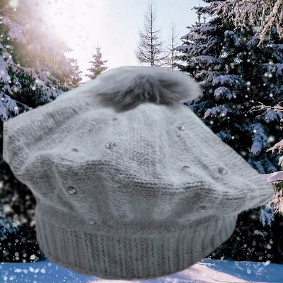 Grau/Braun Cool Mütze