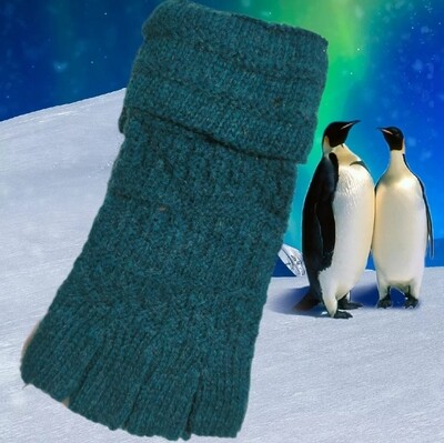 Halbfingerhandschuhe 35% Wolle