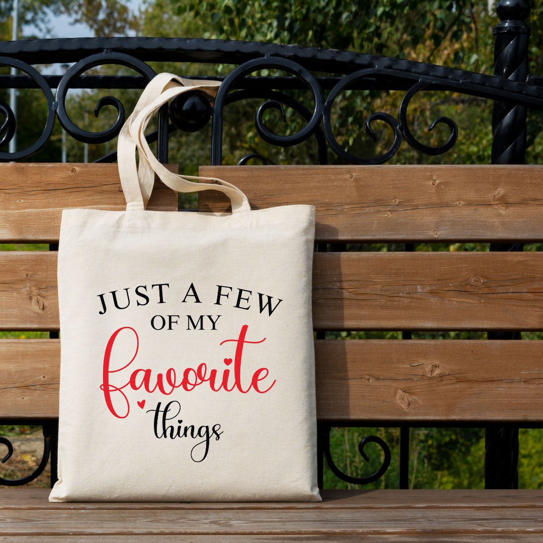 Just A Few Of My Favorite Things Canvas Tote Bag