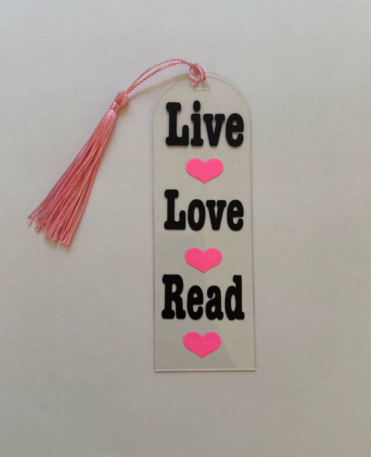 Live Love Read Bookmark