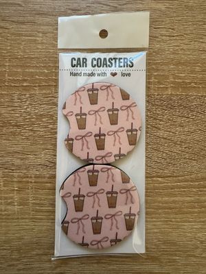 Coffee Lover Car Coasters