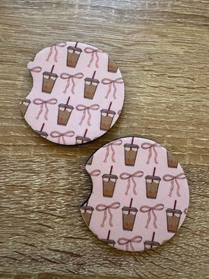 Coffee Lover Car Coasters