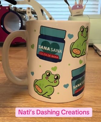 Cute ‘Sana Sana Colita De Rana’ Mug