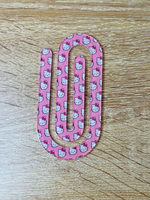 Pink Hello Kitty Jumbo Paper Clip