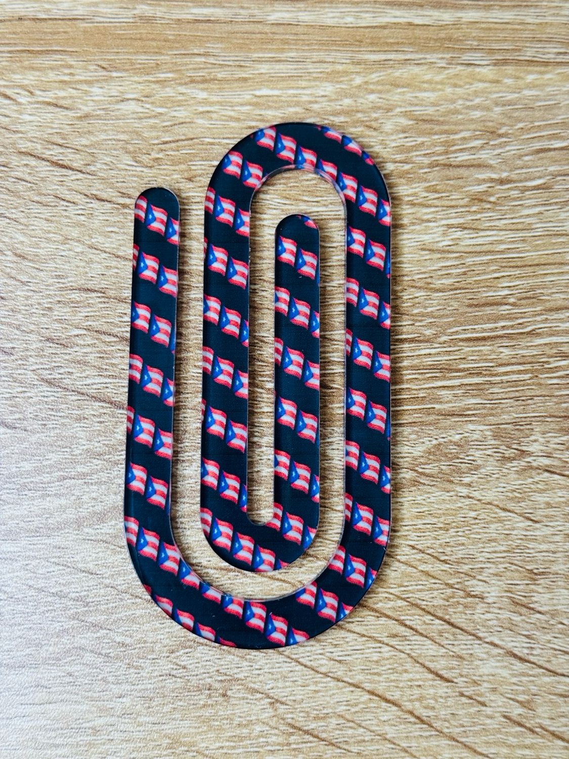 Puerto Rico Flags Jumbo Paper Clip