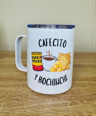 Cafecito Y Bochinche Travel Mug