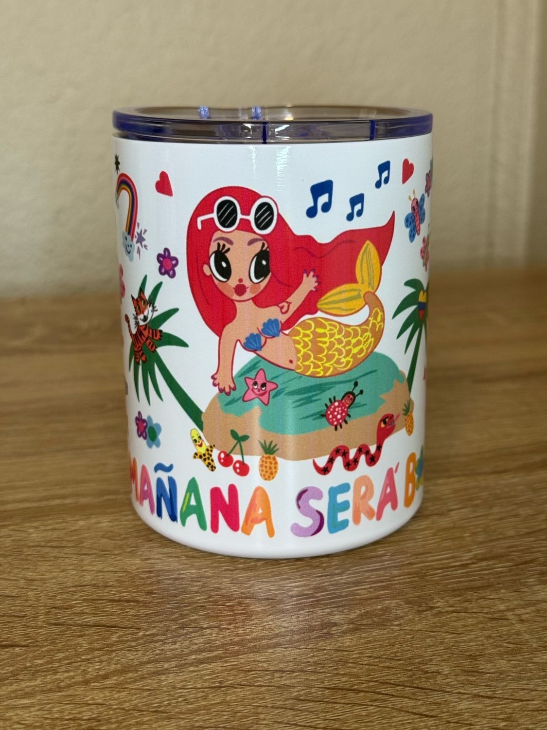 Pretty Mermaid Karol G Travel Mug