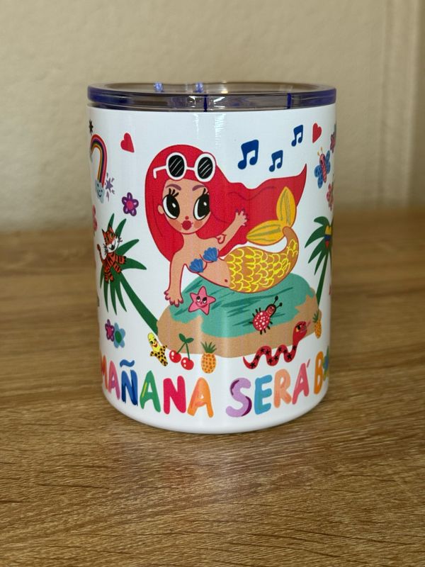 Pretty Mermaid Karol G Travel Mug