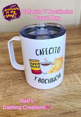 Cafecito Y Bochinche Travel Mug