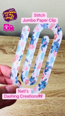 Cute Stitch Jumbo Paper Clip